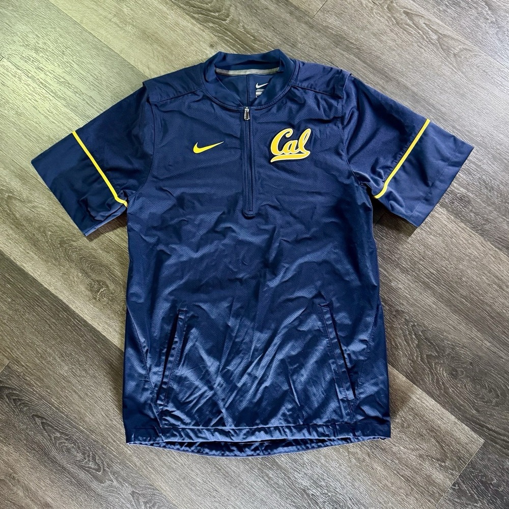 Nike Cal State Berkeley Golden Bears Windbreaker Short Sleeve Jacket Size S